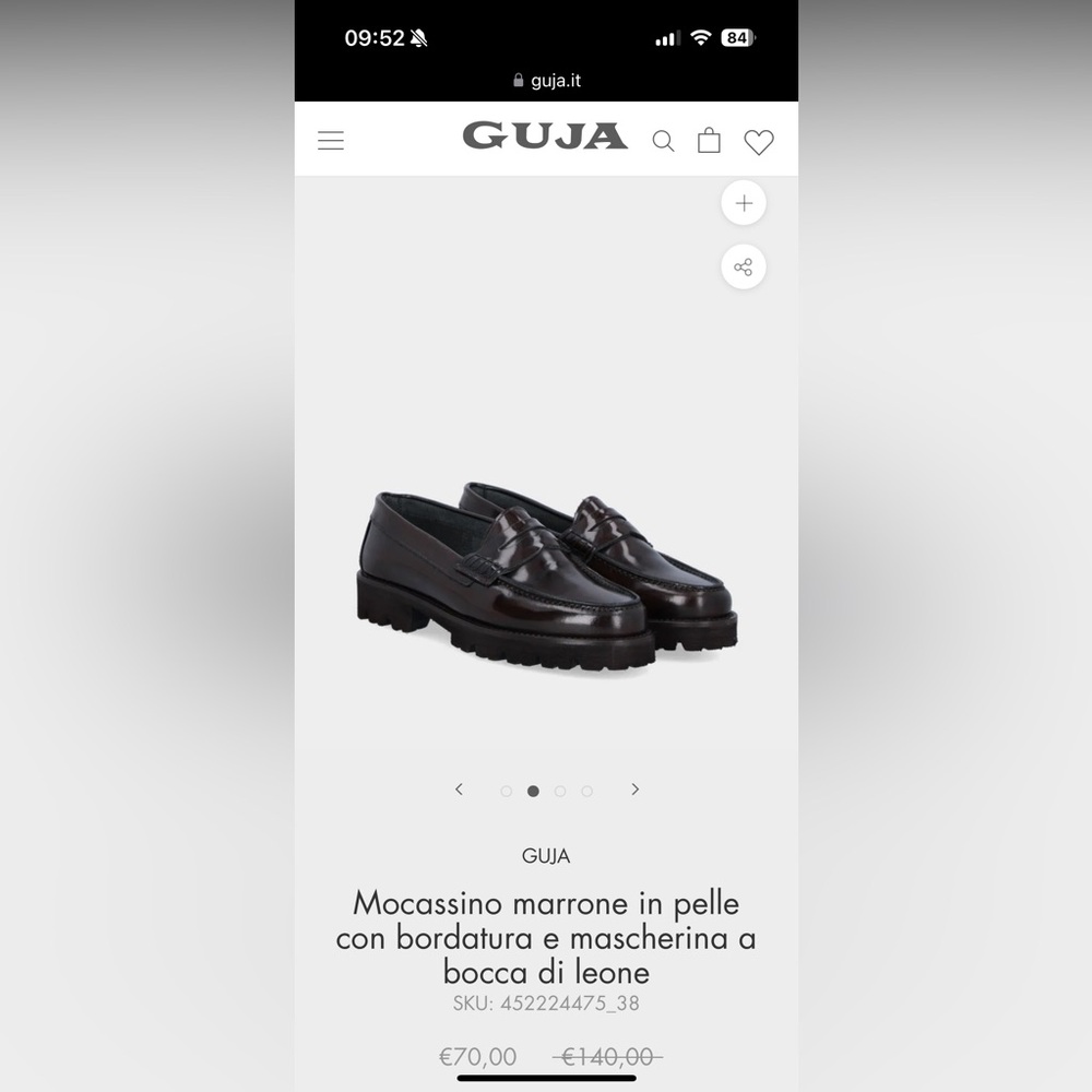 Womens Italian Black Leather Penny Loafers